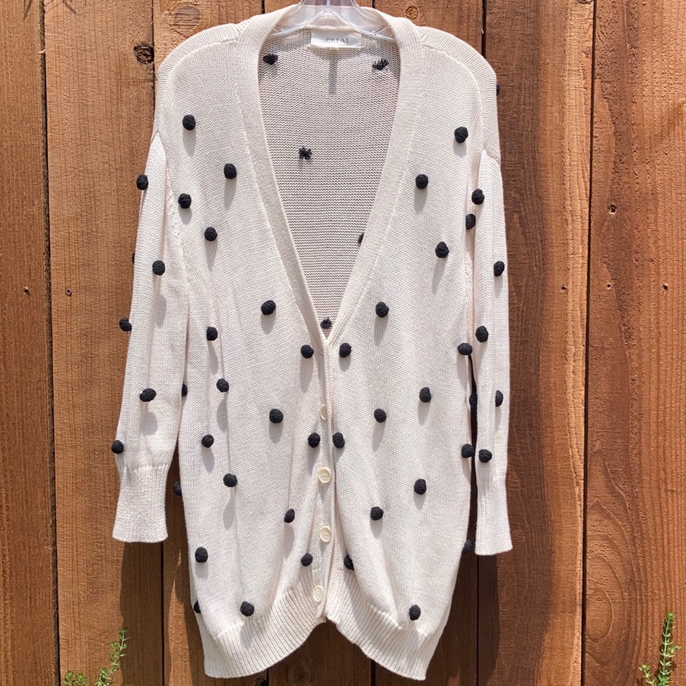 The Great Pom-Pom Knit Cardigan - Picture 3 of 13